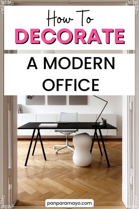 Looking to update your home office? Explore modern and minimalist decor ideas for a chic and streamlined workspace. This guide offers tips on creating an interior that’s both functional and stylish, featuring Scandi and Japandi elements. Discover how to design a home office that inspires focus, creativity, and productivity with decor ideas for a clean, contemporary look. Japandi Elements, Modern Minimalist Home Office, Japandi Home Office, Minimalist Decor Ideas, Home Office Decor Ideas, Office Decor Modern, Contemporary Office Design, Mid Century Office, Minimalist Home Office