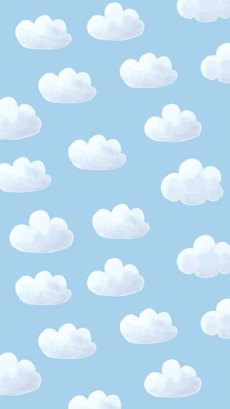 Cloud iPhone wallpaper, mobile background, cute vector | free image by rawpixel.com / Sasi Cloud Iphone Wallpaper, Iphone Background Cute, Mobile Wallpaper Iphone, Iphone Wallpaper Cute, Mobile Background, Baby Blue Wallpaper, Background Cute, Cute Vector, Cute Blue Wallpaper