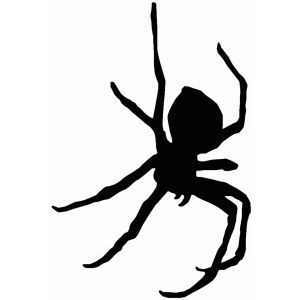 Silhouette Design Store - View Design #50866: dangling spider Halloween Silhouettes Templates, Creepy Silhouette, Spider Silhouette, Halloween Window Silhouettes, Spider Design, Silhouette Online Store, Halloween Labels, Halloween Rocks, Adornos Halloween