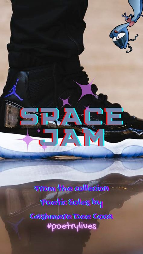 Inspiration: Air Jordan 11 Retro 'Space Jam' 2016 . FOLLOW ME ON ALL PLATFORMS @cashmeredeecoca . For custom poetry🖋️ or business💼 inquires email cashcoca@yahoo.com . Get The Shoes👟, Link Below https://getinwhereyoufit.com?sca_ref=3978226.NMsGmc4CY7 #snkrs #poetry #grail #art #sneakerhead #GIWYF #CashmereDeeCoca #AirJordan11RetroSpaceJam #AirJordan #poetrylives Retro Space, Air Jordan 11 Retro, Collection Of Poems, Jordan 11 Retro, Space Jam, Air Jordan 11, Jordan 11, Sneaker Head, Air Jordan