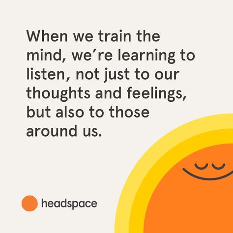 Headspace Meditation, Sleep Better, Mindfulness Quotes, Thoughts And Feelings, A Quote, Helping People, Ash, Meditation, Mindfulness