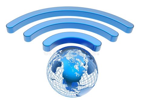 Wireless earth broadband symbol. Concept for world wide wifi broadband internet , #AD, #symbol, #Concept, #world, #Wireless, #earth #ad Visual Design Trends, Wifi Internet, Broadband Internet, Blue Gradient, Modems, Internet Access, Stock Illustration, Podcast, Internet