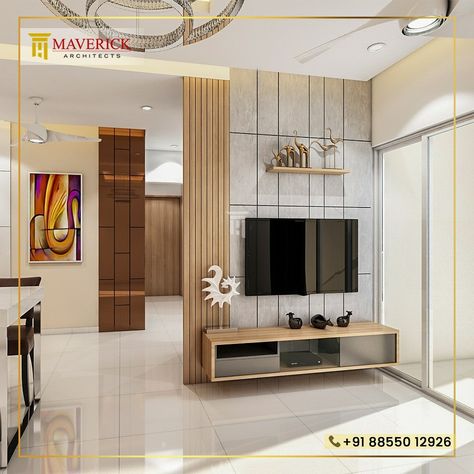 Entertainment walls have become an important feature in modern homes. This interior reshuffle to modern homes leaves space to imagine a new living room feature wall with a TV Unit at its centre. The teaming of materials like brings life to the modern interiors. #tvroom #tvunit #livingroom #livingroominteriors #modernhomes #moderninteriors #puneinteriordesigner #interiordesignersinpune #architectsinpune #livingroominterior #homeinteriordesignerinpune #pune Small T V Unit Design Modern, T V Unit Living Rooms, T V Unit Design Modern, T V Unit Tv Walls Living Rooms, Tv Divider, T.v Unit Design, Living Room Feature Wall, Room Feature Wall, Stove Design