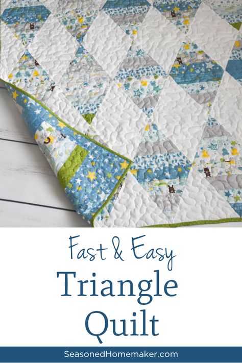 Triangle Quilt Pattern, String Quilts, Baby Quilt Patterns, Jellyroll Quilts, Quilt Binding, Strip Quilts, Triangle Quilt, Boy Quilts, Tiffany Jewelry