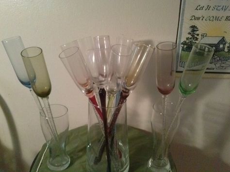 My long stem wine glasses Long Stem Wine Glasses, Shot Glasses, Martini Glass, Champagne Flute, Wine Glasses, Martini, Dream House, Wine, Tableware