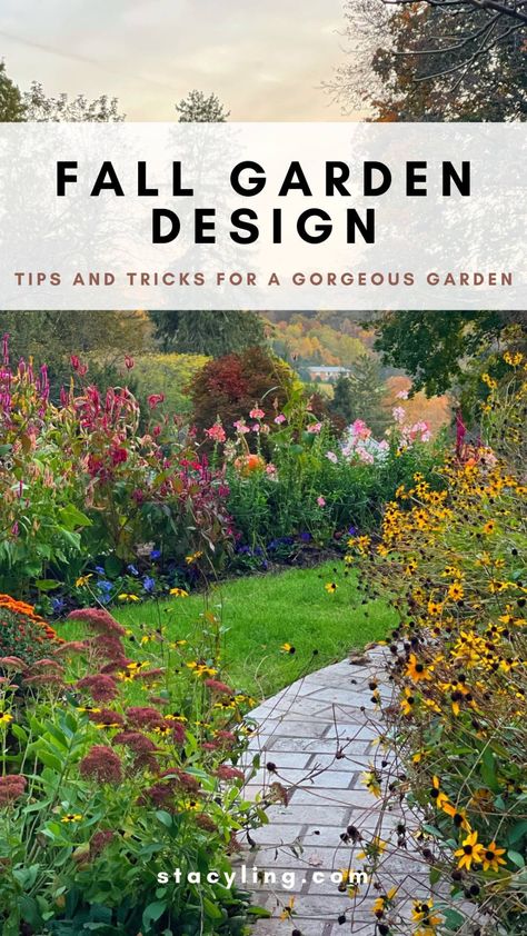 Want to grow a gorgeous garden this autumn? Follow these tips and tricks to planting for a fall garden that is full of flowers and foliage. #fallgarden #fallgardening #fallgardenflowers #fall #autumn #fallgardenideas #cottagegarden #plantingforfall #plantingideas #gardenideas #gardenbed #flowergarden #flowerbed #gardendesign Fall Raised Garden Beds, Fall Garden Aesthetic, Autumn Flowers Garden, Autumn Garden Ideas, Fall Flower Bed, Fall Garden Flowers, Autumnal Garden, Gaia's Garden, Fall Garden Ideas