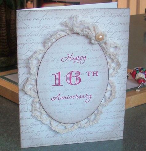 WT468, 16th Anniversary 16th Wedding Anniversary, Stampin Up Card, 16th Anniversary, I Love Someone, Red Accessories, Wedding Anniversary Cards, Anniversary Photos, Happy Anniversary, Wedding Anniversary Gifts