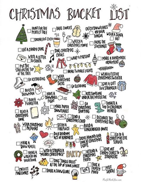 Christmas Activity Bucket List, Christmas Bucket List For Best Friends, Christmas With List Ideas, Christmas Season To Do List, Christmas Idea List, Christmas Eve Bucket List, Aesthetic Christmas Bucket List, Xmas To Do List, Christian Christmas Bucket List