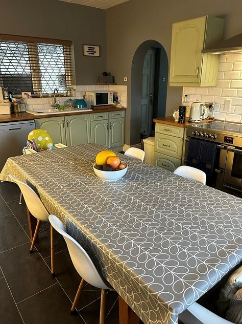 Crafted with durability and style in mind, these oilcloths are not only waterproof and easy to clean but also elevate your interior decor. Oilcloth Tablecloth, Orla Kiely, Cath Kidston, Oil Cloth, Garden Table, Elevate Your Home, Designer Collection, Dining Rooms, Luxury Designer