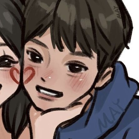 Couple Matching Pfp, Couple Sketch, Couple Pfp, Bunny Wallpaper, Love Animation Wallpaper, Creative Profile Picture, Pfp Ideas, Cute Doodles Drawings, Cute Anime Chibi