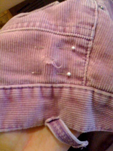 Repair a Torn Belt Loop (with Pictures) - Instructables Cordoroy Pants, The Last Picture Show, Some Ideas, Do It Yourself, Coming Out, Do It, Stitching, Repair, Sewing