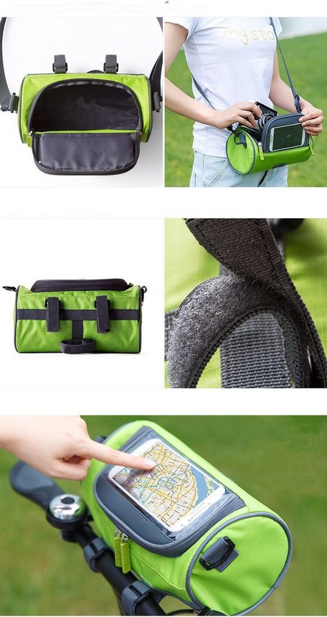 Bicycle Chic, Perfect Travel Bag, Utility Pouch, Handlebar Bag, Bicycle Bag, Bike Gear, Bike Bag, Bicycle Accessories, Ningbo