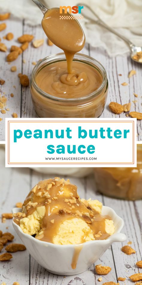 Easy Peanut Butter Sauce, Peanut Butter Sauce Recipe, I Lost 100 Pounds, Ice Cream Sauce, Peanut Butter Ice Cream, Peanut Butter Sauce, Lost 100 Pounds, Homemade Syrup, Homemade Peanut Butter