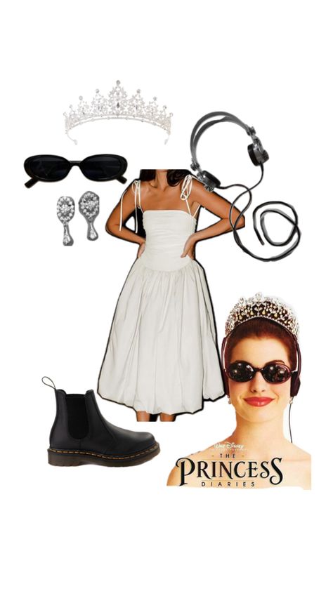 Princess Diaries Halloween, Princess Diaries Costume, Homemade Halloween Costumes, Princess Diaries, Halloween Costumes For Teens, Halloween Outfits, Costume Party, Party Outfit, Halloween Costume