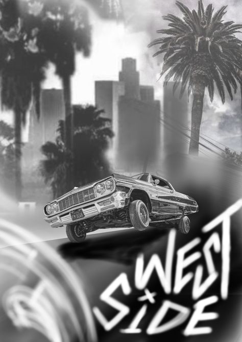 West Coast Tattoo Design, West Side Tattoo, Westside Tattoo, West Coast Tattoo, Coast Tattoo, Scale Painting, Chicano Style, Grey Scale, Chicano Style Tattoo