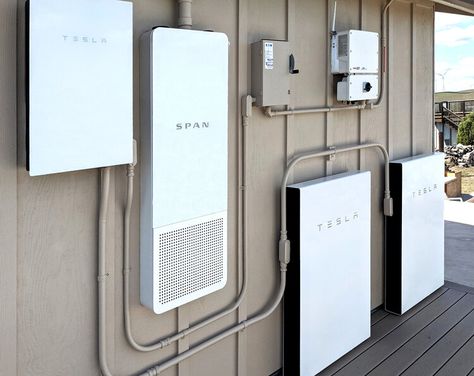 Span™ | A Smarter Electric Panel Tesla Powerwall, Smart Panel, Electric Panel, Coffee Shop Interior Design, Solar Power House, Office Pods, Solar Panels For Home, Coffee Shops Interior, Electrical Panel