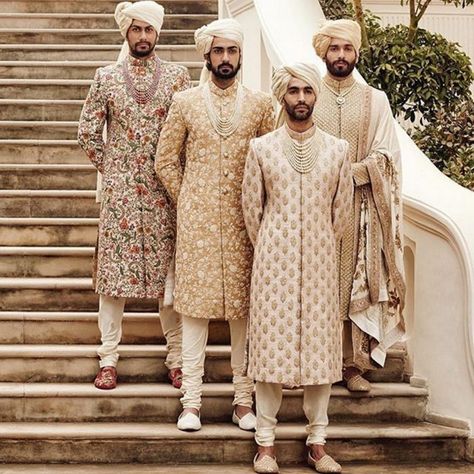 Groom Suit Summer, Jodhpuri Sherwani, Sherwani For Men Wedding, Groom Dress Men, Wedding Outfits For Groom, Indian Groom Wear, Wedding Dresses Men Indian, Sherwani Groom, Wedding Sherwani