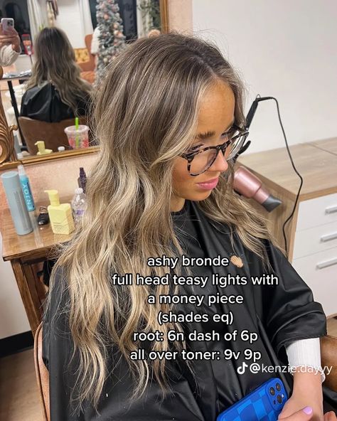 Light Brown Roots Balayage, Icy Redken Toners, Platnium Blonde Hair With Lowlights And Highlights Ash Brown, Partial Highlights Foil Placement, Dimensial Blonde, Highlights For Hair Ideas, Low Maintenance Brunette Highlights, Dirty Blonde Hair Formula, Shades Eq Brown Formulas