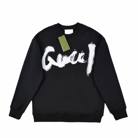 Gucci Hoodie, Gucci Sweatshirt, Graffiti Lettering, New T, Pure Cotton, Print T Shirt, Paper Bag, Sweatshirts Hoodie, Gucci