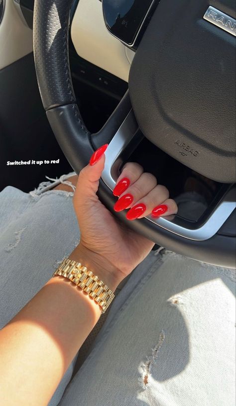 Pretty Red Nails, Hands Nails, Black Acrylic Nails, Nails Pretty, Stylish Nails Designs, Short Square Acrylic Nails, Nails Only, Pretty Hands, Square Acrylic Nails