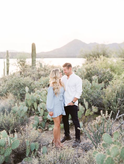 Engagement Photos Outfits Arizona, Desert Engagement Shoot Outfit, Saguaro Lake Engagement Photos, Engagement Photos In Arizona, Scottsdale Engagement Photos, Engagement Photos Desert Arizona, Arizona Photoshoot Locations, Arizona Engagement Shoot, Sedona Engagement Photos