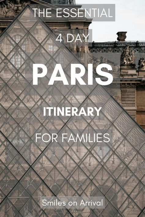 Planning a family trip to Paris? Our 4-day itinerary has everything you need for an unforgettable adventure! From iconic sights to kid-friendly spots, this guide makes exploring Paris easy and fun for all ages. Enjoy must-see attractions, dining tips, and hidden gems. Click to start planning your perfect Paris family getaway! Paris In 4 Days, 4 Days In Paris, Paris History, Seine River Cruise, Paris Family, Paris Itinerary, Luxembourg Gardens, The Catacombs, Trip To Paris