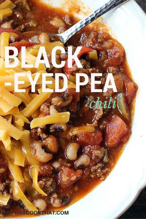 Blackeyed Pea Recipes, Black Eyed Pea Soup, Blackeyed Peas, Beans Recipes, With Cornbread, Black Eyed Pea, Southern Recipes Soul Food, Chili Soup, Pea Recipes