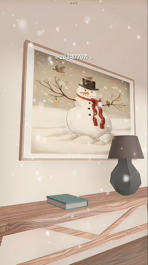 Cute Codes For Berry Ave Pictures, Bloxburg Decals Codes Aesthetic Christmas, Christmas Photo Codes Bloxburg, Christmas Photo Codes Berry Ave, Cute Berry Avenue Picture Codes, Christmas Roblox Picture Codes, Picture Wall Ideas Berry Ave Codes, Blocksburg Christmas House, Berry Avenue Codes Pictures Kitchen