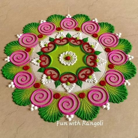 Chath Puja Rangoli, Diwali Special Rangoli Design 2024, Creative Rangoli Designs For Competition, Rajasthani Rangoli, Colourful Rangoli Designs, Aesthetic Rangoli, Tulsi Puja, Chath Puja, Diwali Special Rangoli Design