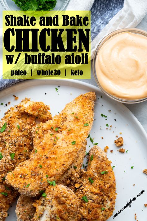 Shake And Bake Chicken Tenders, Keto Shake And Bake, Healthy Chicken Tenders, Shake And Bake Chicken, Keto Shake, Shake N Bake Chicken, Healthy Fried Chicken, Chicken Buffalo, Shake And Bake