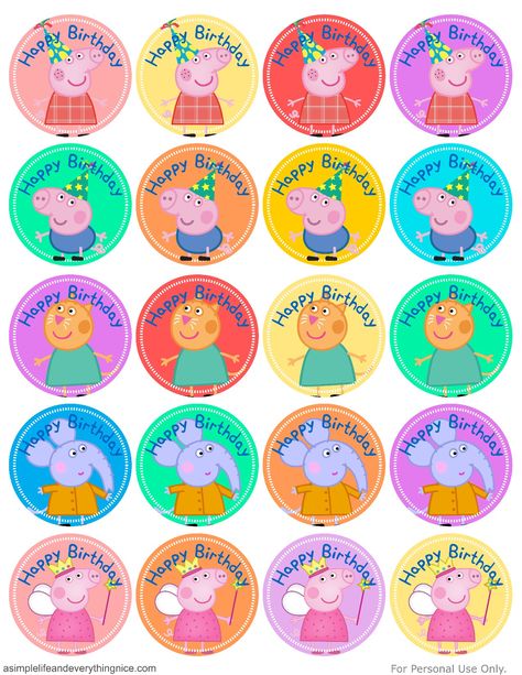 Peppa Pig George Free Printable, Peppa Pig Birthday Printables Free, Peppa Pig Stickers Printable, Peppa Pig Images Printables, Peppa Pig Cake Topper Printable Free, Peppa Pig Cake Topper Printable, Peppa Pig Party Hats, Peppa Pig Cupcake Topper, Peppa Pig Printables