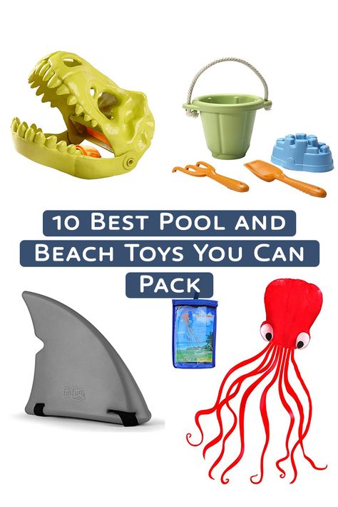 Summer is finally here, and like many families, you might be gearing up for an annual family vacation. As you begin to put together your packing list of the necessities, you’re probably thinking about toys for your children—specifically, pool or beach toys that can keep your kiddos occupied—but are small enough to throw in your suitcase. Beach Toys For Toddlers, Beach Toys For Kids, Beach Gadgets, Kids Beach Toys, Resorts For Kids, Pool Toys For Kids, Cruise Kids, Pool And Beach, Toddler Beach