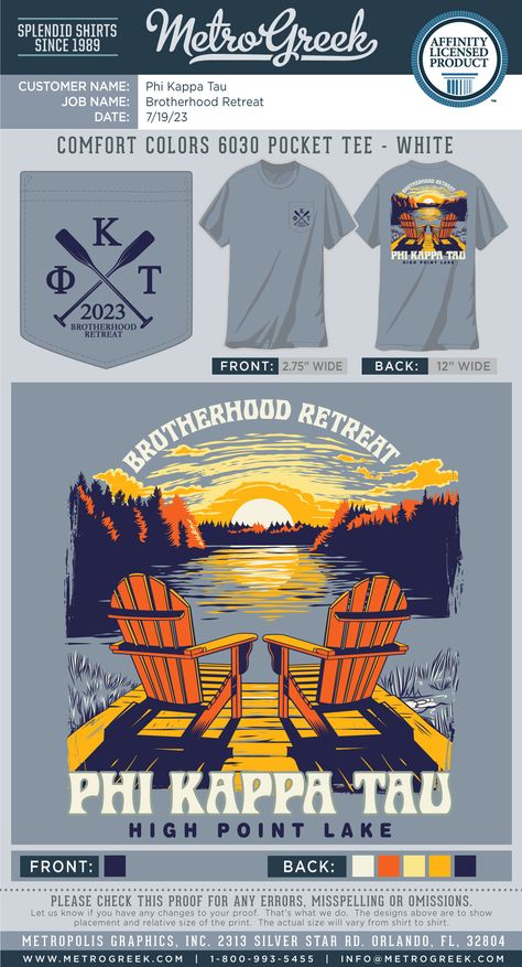 Church Website Design, Fraternity Recruitment, Rush Poster, Phi Kappa Tau, Fraternity Rush Shirts, Rush Shirts, Lake Retreat, Recruitment Shirts, Senior Year Of High School