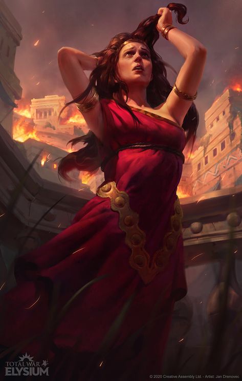 ArtStation - Cassandra of Troy, Jan Drenovec Cassandra Mythology, Cassandra Of Troy, Cassandra Greek Mythology, Cassandra Troy, Greek Mythology Art, Roman Mythology, Mythology Art, Mystical Art, Greek Myths