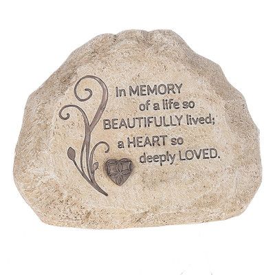 Memorial Rocks, Tomb Stone, Memorial Garden Stones, Memorial Stones, Paint Rock, Memorial Garden, Carved Stone, Lighting Outdoor, Memories Quotes