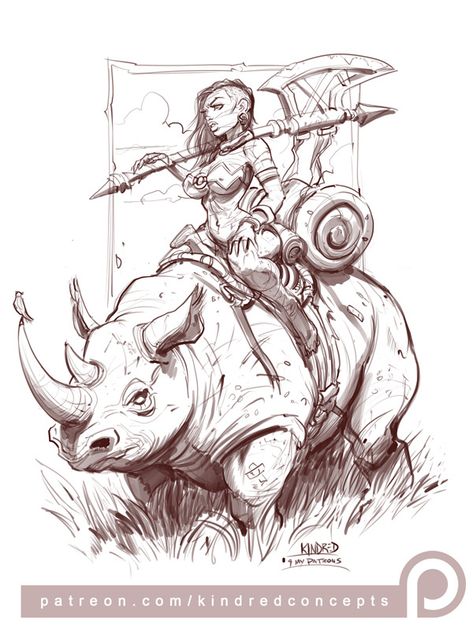 Shasta Rhino by JomaroKindred More Characters here. Rhino Tattoo, Rhino Art, Rhinos, Fantasy Artwork, Art Drawings Sketches, Larp, Character Drawing, Drawing Inspiration, Drawing Sketches