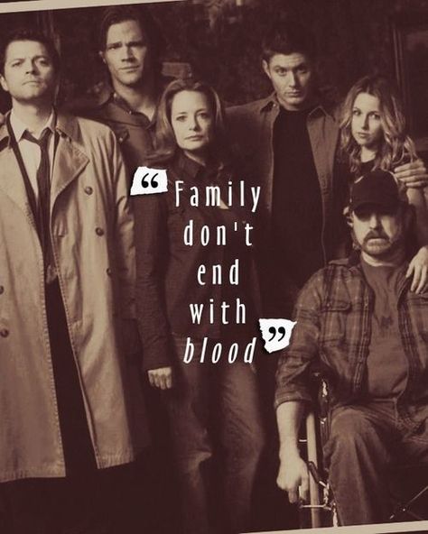 Family don’t end with blood! | Community Post: 10 Things Supernatural Taught Me Jo Supernatural, Castiel Wallpaper, Quotes Supernatural, Emmanuelle Vaugier, Supernatural Series, Bobby Singer, Supernatural Wallpaper, Supernatural Quotes, Supernatural Tv Show