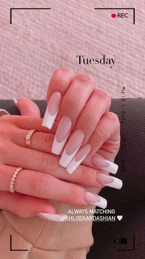 @KylieKristenJenner_ Kylie Jenner Acrylic Nails, Khloe Nails Kardashian, Kardashian Jenner Nails, Kardashian Nails Acrylics, Kylie Nails Acrylics, Kylie Kardashian Nails, Classy Acrylic Nails Kylie Jenner, Khloe Kardashian Nails Acrylics, Kylie Jenner Nails Acrylics