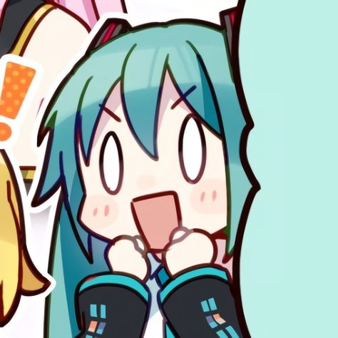 How To Draw Hatsune Miku Step By Step, Chibi Hatsune Miku, Hatsune Miku Project Sekai, Miku Project Sekai, Miku Chibi, Sekai Icon, Miku Hatsune Chibi, Miku Chan, Miku Hatsune Vocaloid