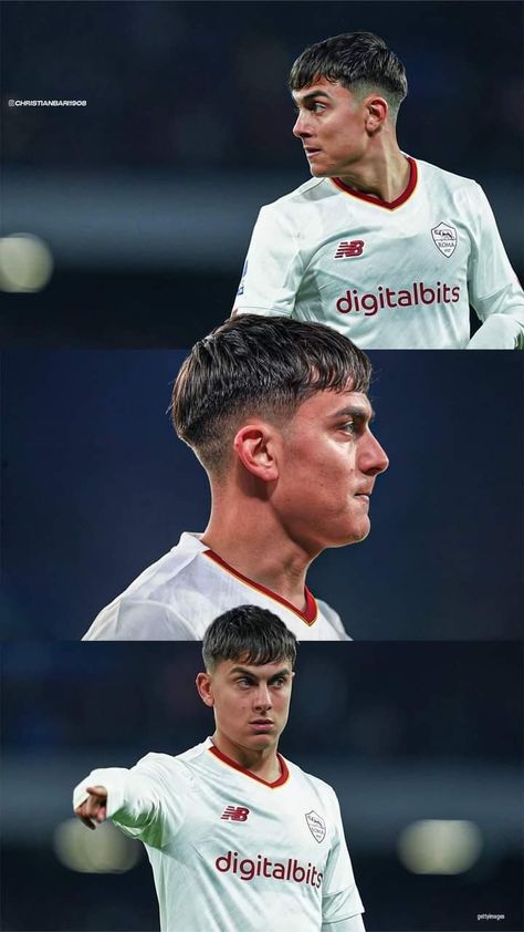 Paulo Dybala Haircut, Dybala Haircut, Soccer Player Hairstyles, Crazy Hair Boys, Dybala Hair, Messi Funny, Textured Haircut, Football Icon, Mens Haircuts Fade