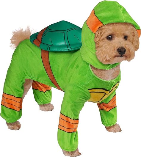 Rubie's Teenage Mutant Ninja Turtles Teenage Mutant Ninja Turtles Pet Costume, As Shown, Large Nun Chucks, Turtles Pet, Turtle Costume, Green Ninja, Ninja Turtle Costume, Turtle Costumes, Wire Dog Crates, Dog Pads, Cat Costume