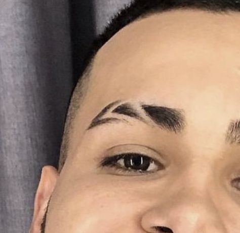 Eyebrow Tattoo Men, Eyebrow Cut, Hair Tattoo Designs, Eyebrow Slits, Eyebrow Design, Shaved Hair Designs, Hand And Finger Tattoos, Hair Tattoo, Guys Eyebrows