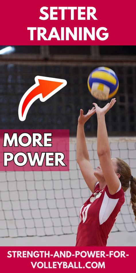 Do you struggle to set the ball to the outside hitter? There are ways to develop more strength and power for setting. Use these setting techniques to set the ball further. Your hand position and setting motion is a critical factor when it comes to setting with power. Practice these volleyball drills and you'll become a more accurate, consistent, and powerful volleyball setter. Learn these volleyball skills and you'll set the ball higher and be a stronger setter! Get started today! Volleyball Drills For Setters, Setting In Volleyball, Setting Drills Volleyball, Volleyball Setting Drills, Setter Drills, Volleyball Setting, Volleyball Hitter, Volleyball Passing Drills, Volleyball Practice Plans