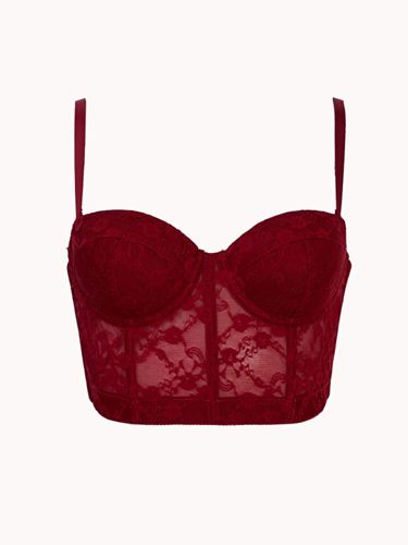 11 Red-Hot Lingerie Picks Red Corset Top, Strapless Bustier, Red Corset, Corset Bra, Hot Lingerie, Convertible Bra, Elegante Casual, Corset Lingerie, Victoria Secrets