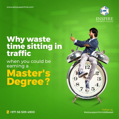 Make the most of your time and invest in your future! With online Master's degree programs, you can earn your degree from the comfort of your own home, without having to sit in traffic. Don't let your commute hold you back - take the first step towards your dream career with an online Master's degree.😇🎓 #onlinetutoringdubai #HigherEducationUAE #EducationOpportunities #bachelorofcomputerapplication #karamadubai #karamamarket #inspire #inspireeducation #inspireuniversity Mind Craft, Master's Degree, Flyer Ideas, Distance Education, Education Inspiration, Dream Career, Masters Degree, Online Tutoring, Own Home