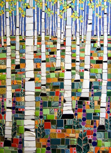 Mosaic Stained, Quilt Modernen, Mosaic Madness, Modern Mosaics, Landscape Quilts, Mosaic Artwork, Mosaic Garden, Mosaic Projects, Mosaic Designs