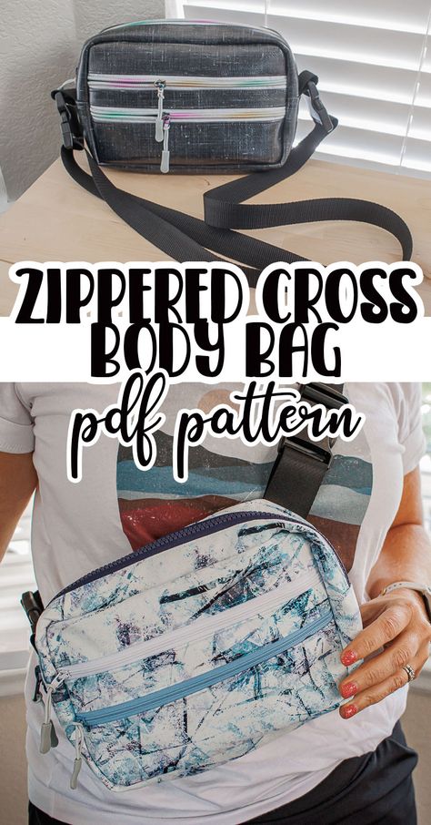 Sling Bag Pattern Free, Cross Body Bag Pattern Free, Crossbody Purse Patterns, Sling Bag Pattern, Purse Patterns Free, Cross Body Bag Pattern, Cross Body Sling Bag, Handbag Sewing Patterns, Crossbody Bag Pattern