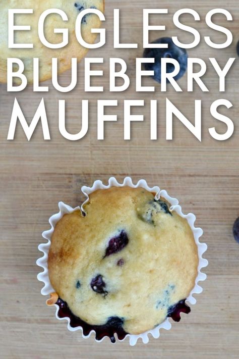 Muffins Made With Applesauce, Egg Allergy Recipes, Eggless Blueberry Muffins, Egg Free Muffins, Eggless Breakfast, The Egg Diet, Egg Free Baking, Egg Free Breakfast, Egg Diet Plan