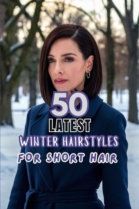 Short Hairstyles With A Hat, Winter Hairstyles For Short Hair, Hairstyles With A Hat, Short Hair Hat, Layered Pixie Haircuts, Embrace The Change, Chic Bob, Elegant Updos, Short Shag Haircuts