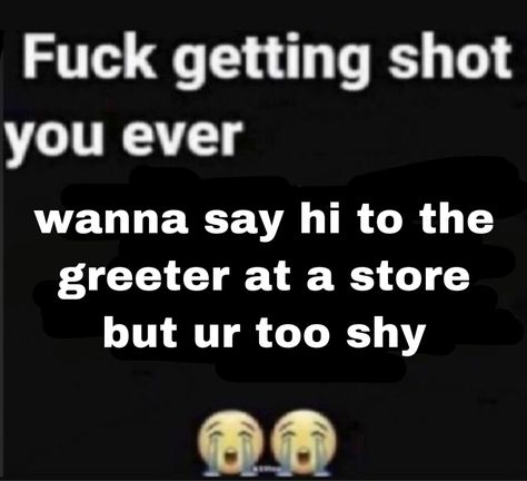 no bc like i was at a store and the greeter was like “hellooo!” and they seemed so nice frfr but i was looking down and walking past already and i thought itd be weird to stop 😩😭‼️ Stop Being Weird, Being Weird, Be Weird, Is It Just Me, So Nice, Say Hi, Just Me, Walking, Quick Saves